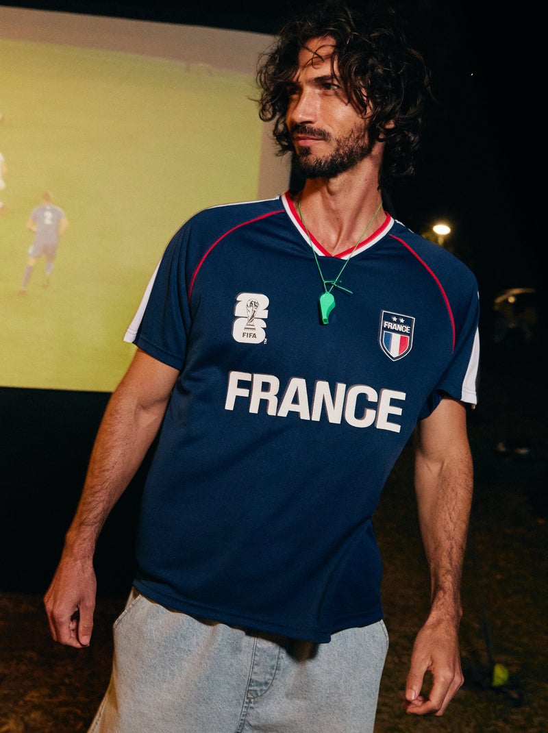 T-shirts sous licence officielle de La Coupe du Monde de la FIFA 26™ - France Bleu - Kiabi