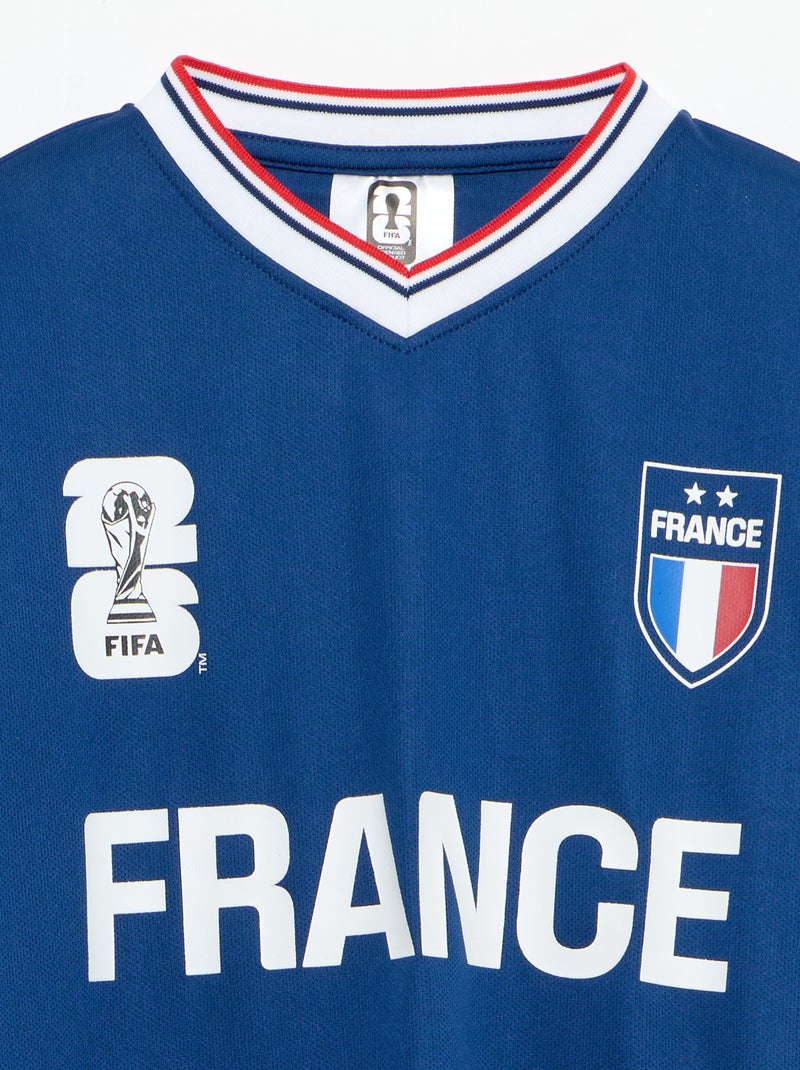 T-shirts sous licence officielle de La Coupe du Monde de la FIFA 26™ - France Bleu - Kiabi