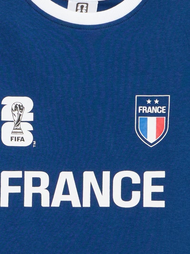 T-shirts sous licence officielle de La Coupe du Monde de la FIFA 26™ - France Bleu - Kiabi