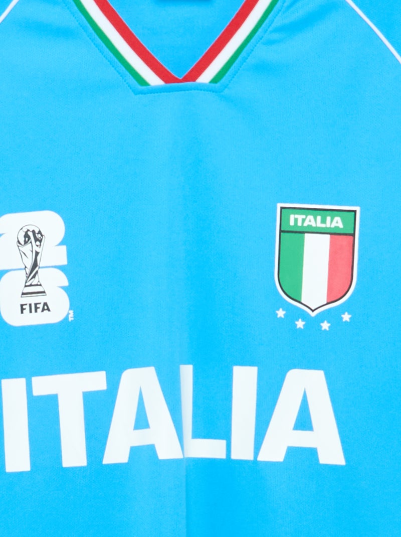 T-shirts sous licence officielle de La Coupe du Monde de la FIFA 26™ - Italie Bleu - Kiabi