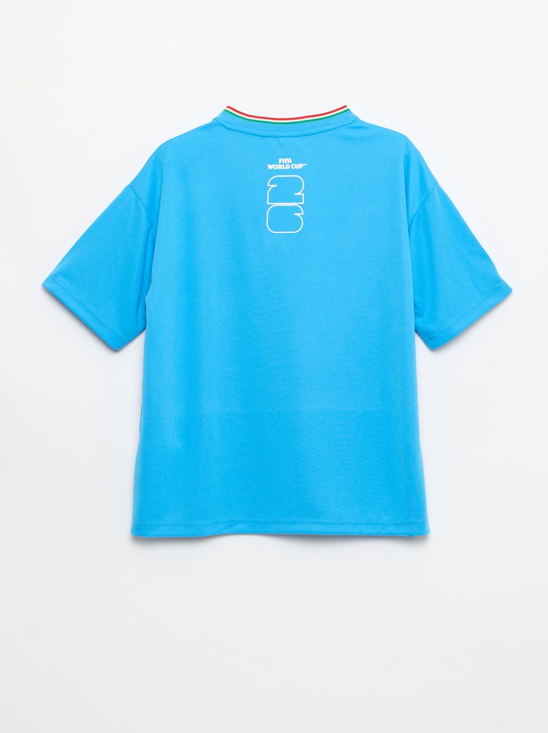 T-shirts sous licence officielle de La Coupe du Monde de la FIFA 26™ - Italie Bleu - Kiabi
