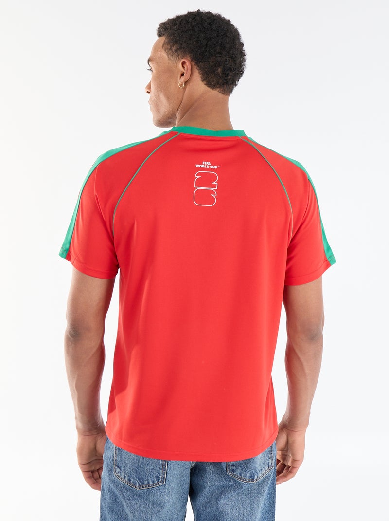 T-shirts sous licence officielle de La Coupe du Monde de la FIFA 26™ - Portugal Rouge - Kiabi