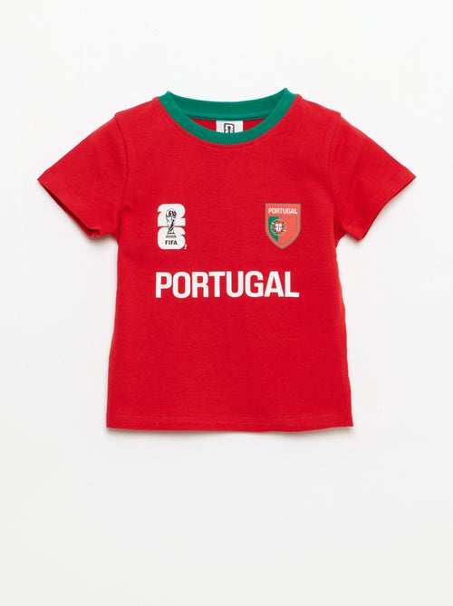 T-shirts sous licence officielle de La Coupe du Monde de la FIFA 26™ - Portugal - Kiabi
