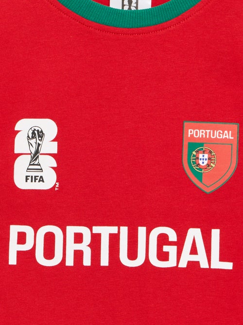 T-shirts sous licence officielle de La Coupe du Monde de la FIFA 26™ - Portugal - Kiabi