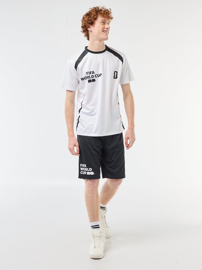 T-shirts sous licence officielle de La Coupe du Monde de la FIFA 26™ Blanc - Kiabi