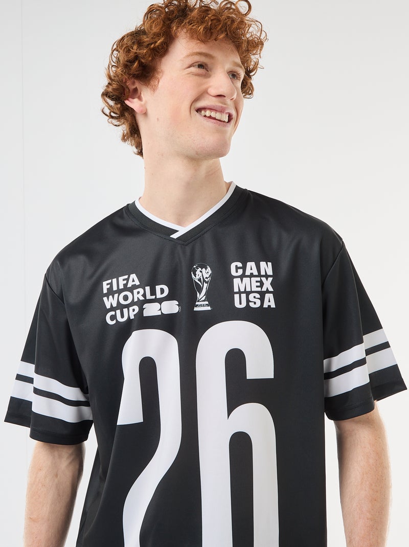 T-shirts sous licence officielle de La Coupe du Monde de la FIFA 26™ Noir - Kiabi