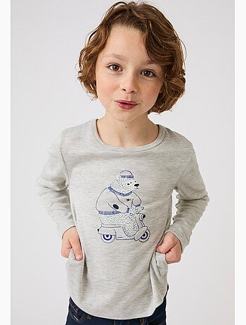 T-shirts thermolactyl mixte enfant sérigraphiés thermique - damart