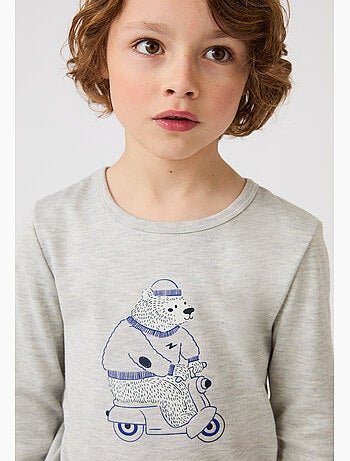 T-shirts thermolactyl mixte enfant sérigraphiés thermique - damart