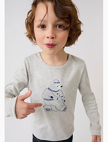 T-shirts thermolactyl mixte enfant sérigraphiés thermique - damart