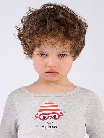 T-shirts Thermolactyl mixte enfant sérigraphiés thermique - Damart