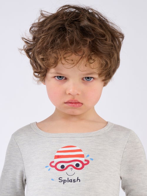 T-shirts Thermolactyl mixte enfant sérigraphiés thermique - Damart - Kiabi