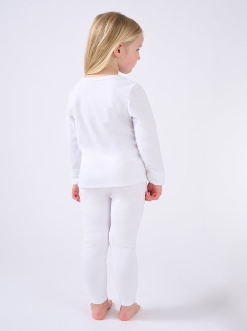 T-shirts Thermolactyl mixte enfant sérigraphiés thermique - Damart - Kiabi