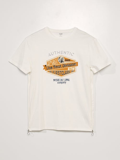 T-shit en jersey - collection facile à enfiler - Kiabi