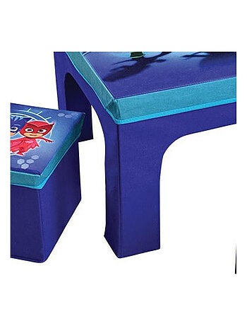 Table + 2 tabourets pliables pyjamasques bleu