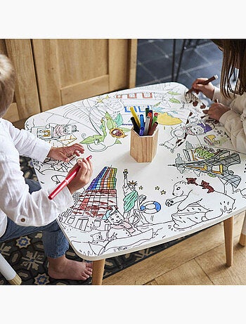 Table à colorier enfant