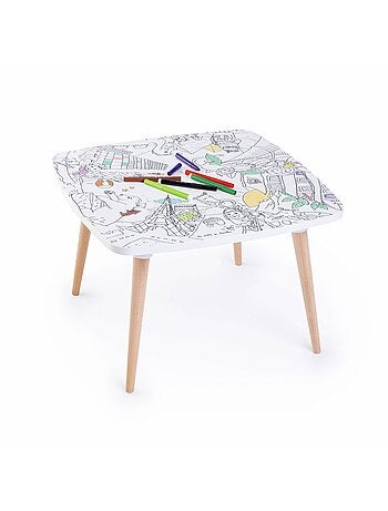Table à colorier enfant