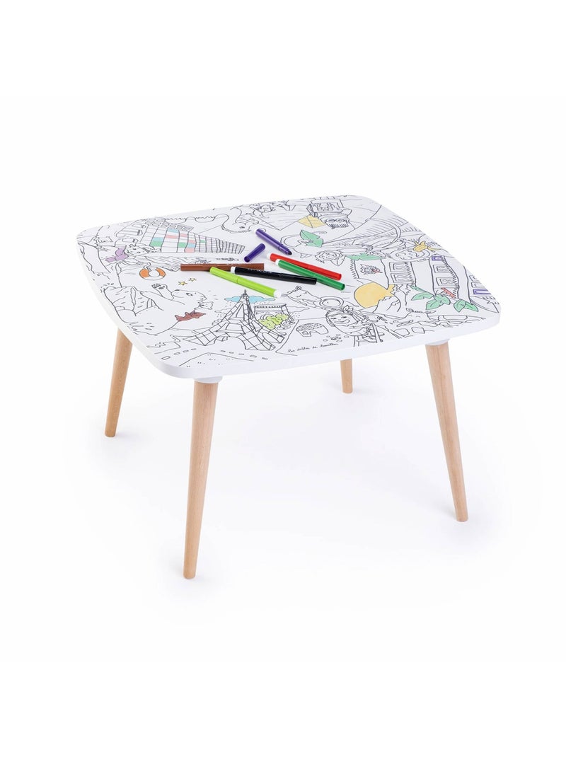 Table à colorier enfant Blanc - Kiabi
