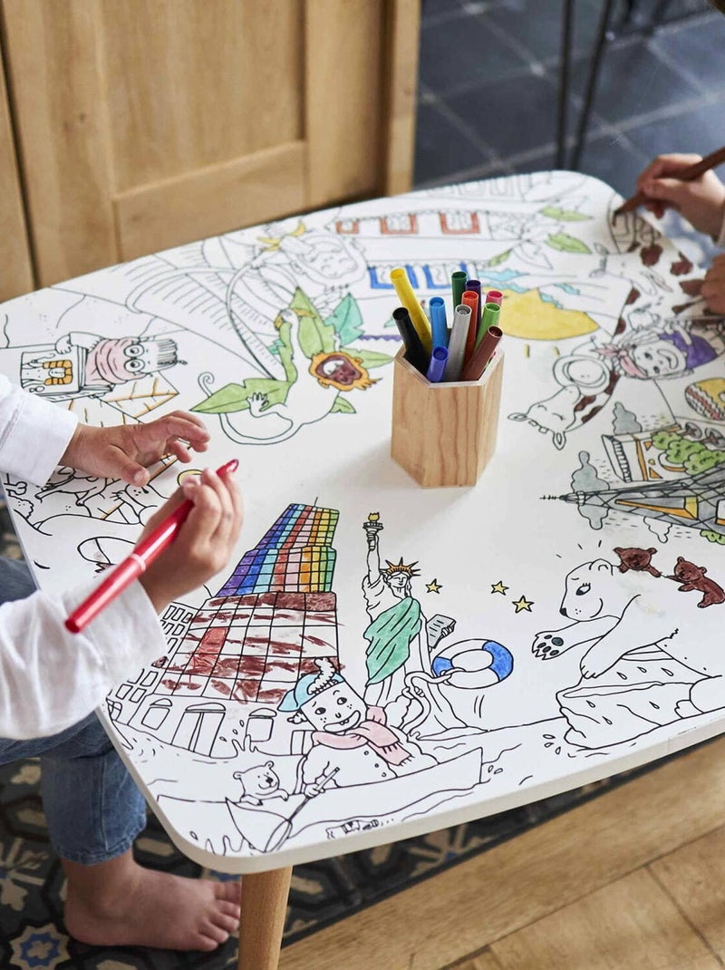 Table à colorier enfant Blanc - Kiabi