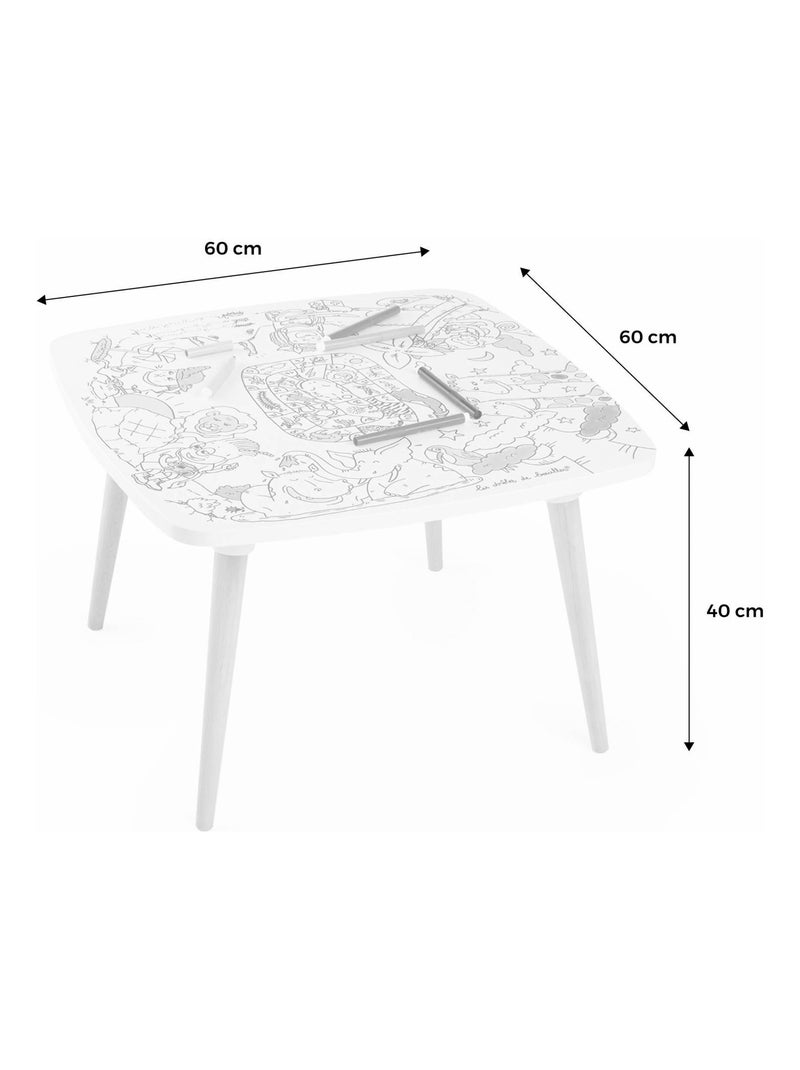 Table à colorier enfant Blanc - Kiabi