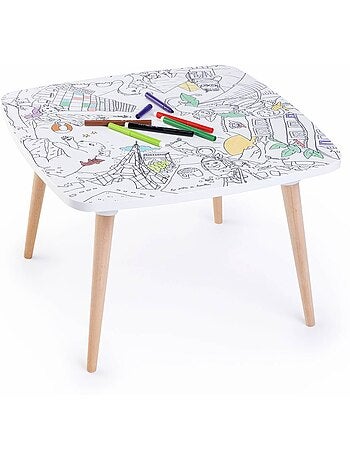 Table à colorier enfant