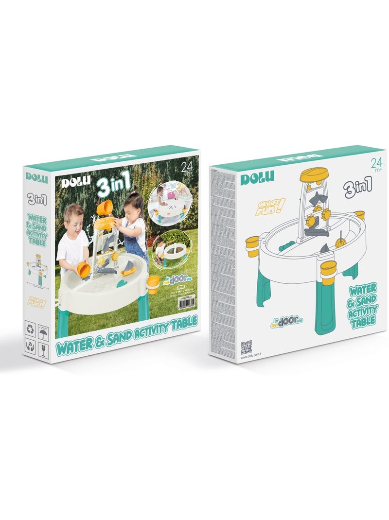 Table à eau et à sable 2-en-1 avec circuit d'eau Multicolore - Kiabi