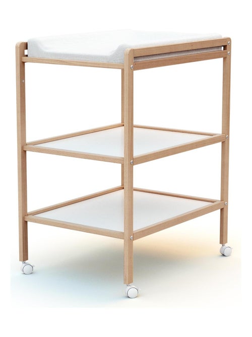 Table à langer 2 étagères en bois ESSENTIEL - Kiabi