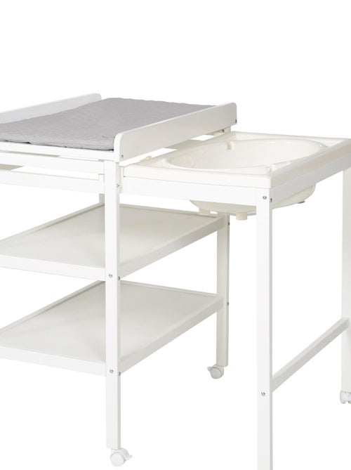 Table à langer + baignoire et matelas déperlant - ROBA - Kiabi
