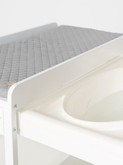 Table à langer + baignoire et matelas déperlant - ROBA - Kiabi