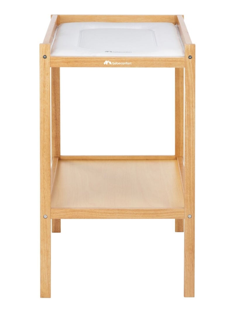 Table à langer bébé en bois Daisy Blanc Marron Blanc - Kiabi