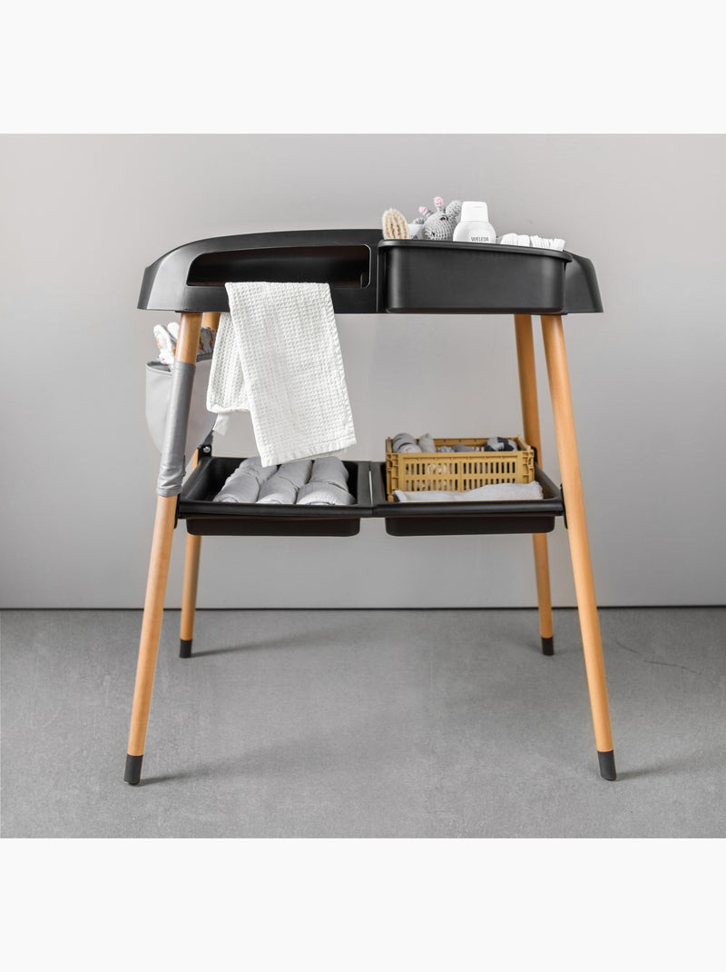 Table à langer ChangeMe - babyGO Noir - Kiabi