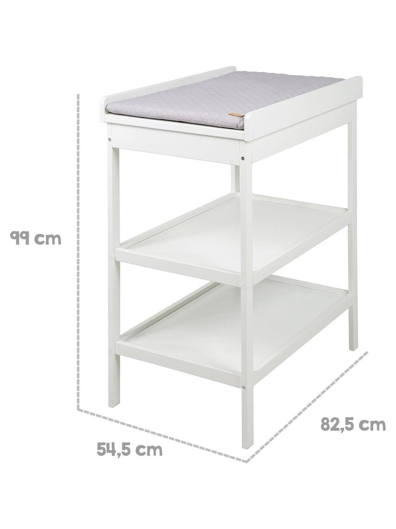 Table à langer + matelas déperlant - ROBA 'roba Style' Blanc - Kiabi