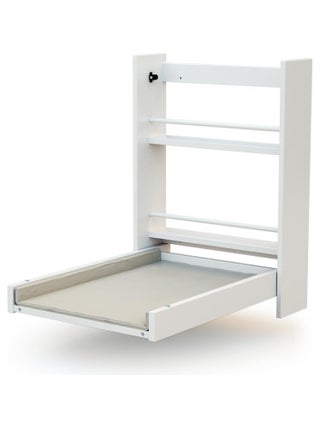 Table à langer murale rabattable en bois avec matelas