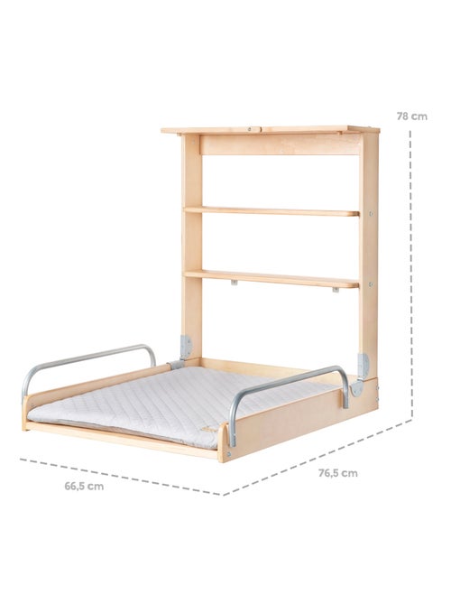 Table à langer murale rabattable + matelas déperlant 'Roba style' - Kiabi Table à langer murale rabattable + matelas déperlant 'Roba style' - Kiabi