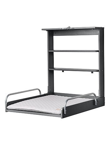 Table à langer murale rabattable + matelas déperlant 'Roba style'