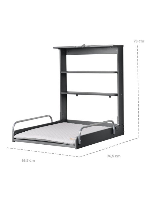 Table à langer murale rabattable + matelas déperlant 'Roba style' - Kiabi Table à langer murale rabattable + matelas déperlant 'Roba style' - Kiabi