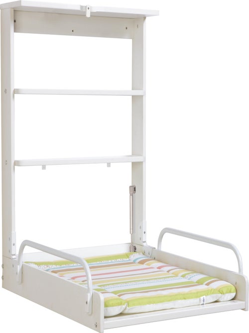 Table à langer murale rabattable + Matelas 'Dschungelbaby' - ROBA - Kiabi Table à langer murale rabattable + Matelas 'Dschungelbaby' - ROBA - Kiabi