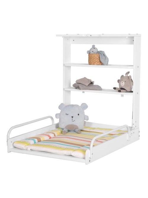 Table à langer murale rabattable + Matelas 'Dschungelbaby' - ROBA - Kiabi Table à langer murale rabattable + Matelas 'Dschungelbaby' - ROBA - Kiabi