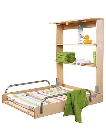 Table à langer murale rabattable + Matelas 'Dschungelbaby' - ROBA
