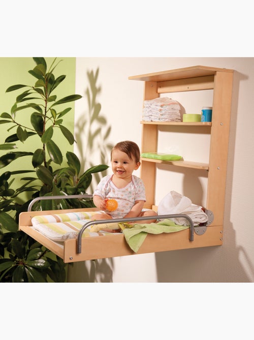 Table à langer murale rabattable + Matelas 'Dschungelbaby' - ROBA - Kiabi Table à langer murale rabattable + Matelas 'Dschungelbaby' - ROBA - Kiabi
