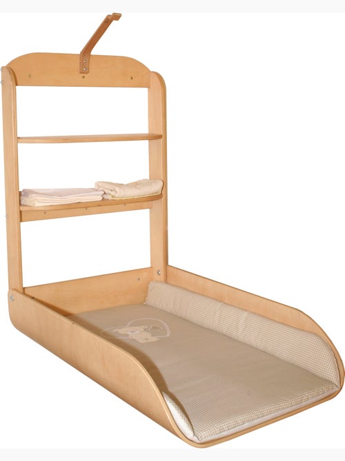 Table à langer murale rabattable + matelas ROBA 'Liebhabaer' - Kiabi