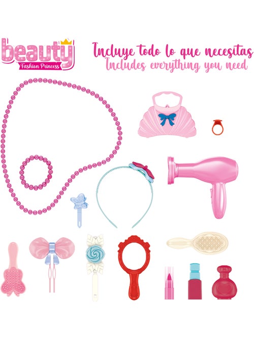 Table à langer pour enfants avec accessoires, son et lumière beauty fashion princess - Kiabi Table à langer pour enfants avec accessoires, son et lumière beauty fashion princess - Kiabi