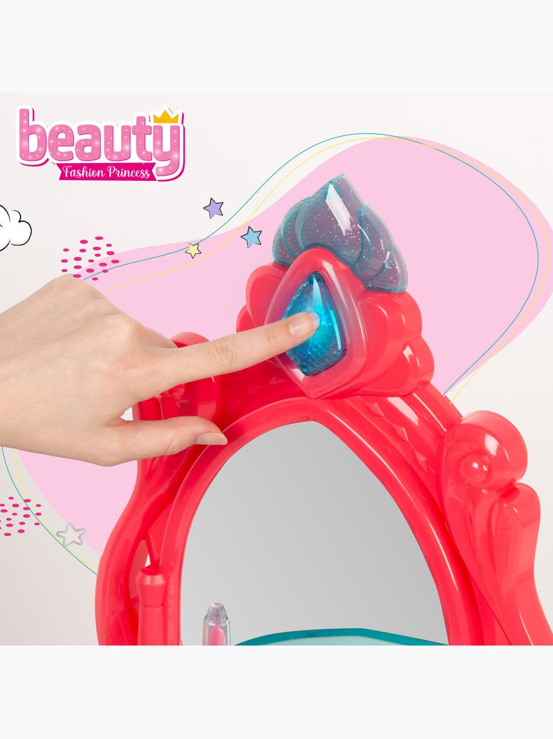 Table à langer pour enfants avec son et lumière et tabouret beauty N/A - Kiabi