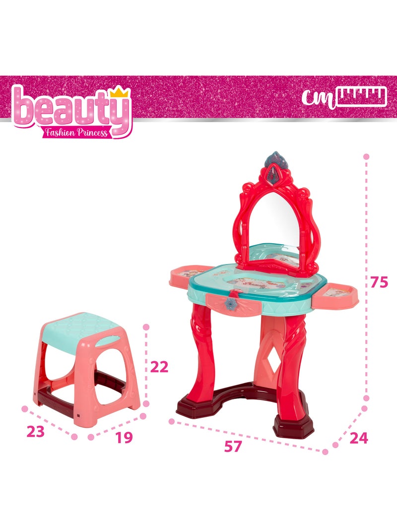 Table à langer pour enfants avec son et lumière et tabouret beauty N/A - Kiabi