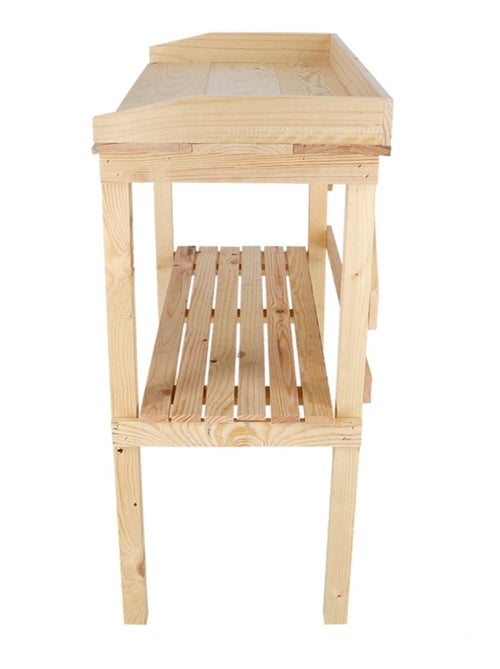 Table à rempoter en bois naturel - Kiabi