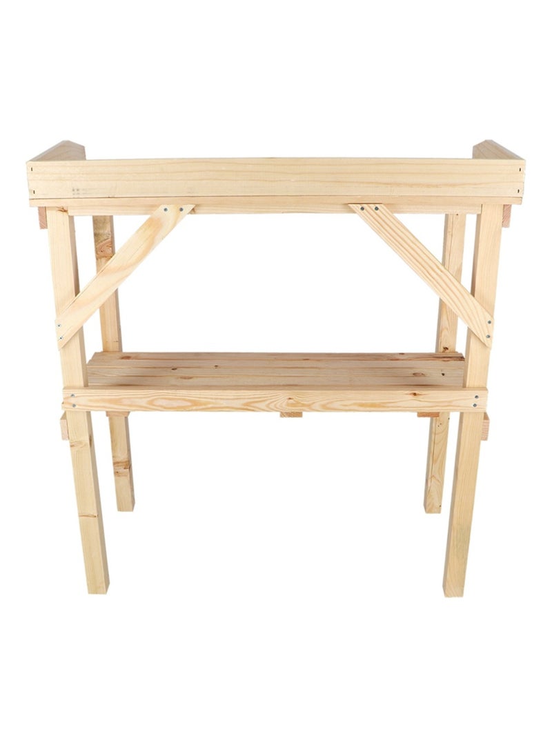 Table à rempoter en bois naturel Beige - Kiabi