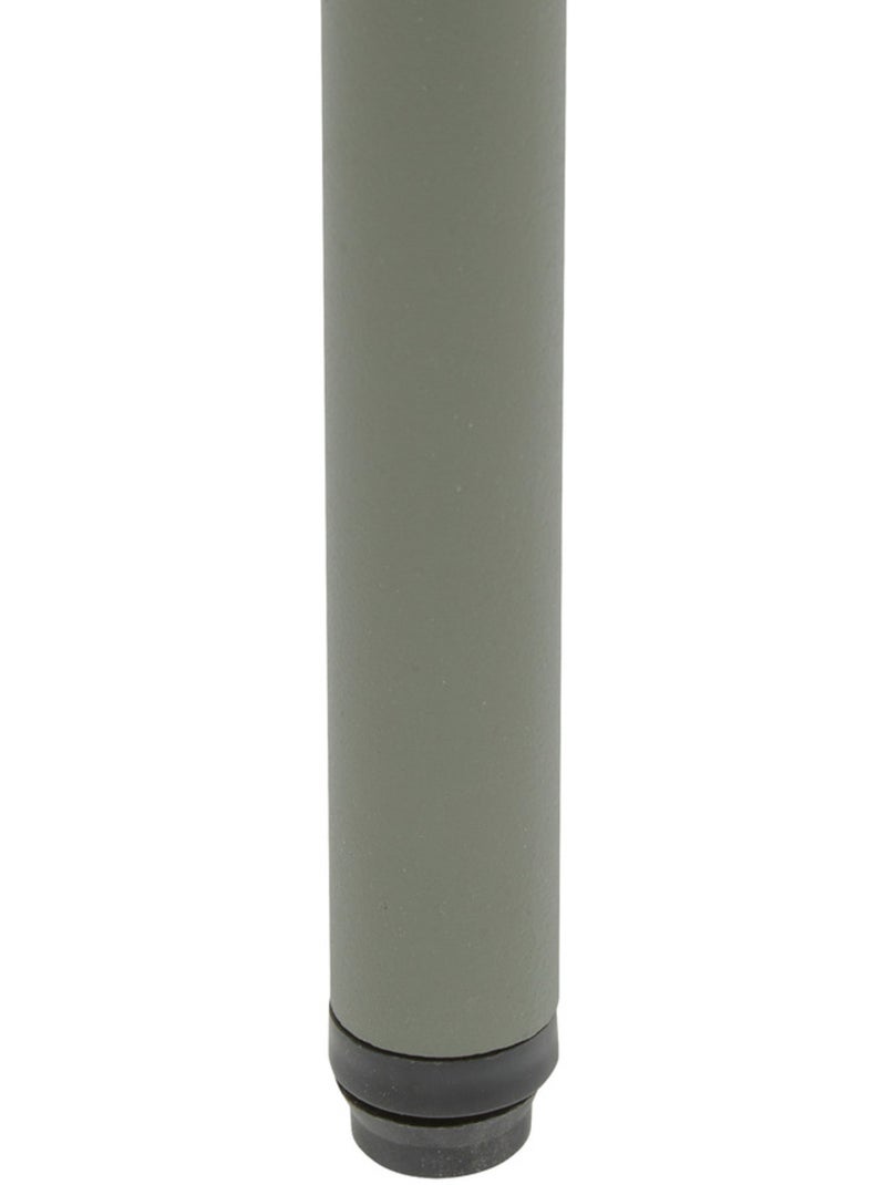 Table basse de jardin carrée en acier pieds ajustables PHUKET Vert clair - Kiabi