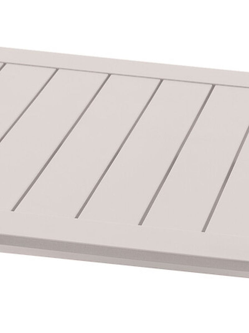 Table basse de jardin carrée en aluminium ALLURE Beige - Kiabi