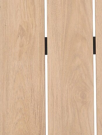 Table basse de jardin en aluminium effet bois EVASION