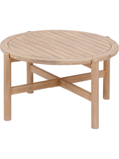 Table basse de jardin ronde en bois d'acacia DEONA - Kiabi Table basse de jardin ronde en bois d'acacia DEONA - Kiabi