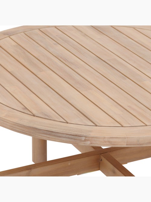 Table basse de jardin ronde en bois d'acacia DEONA - Kiabi Table basse de jardin ronde en bois d'acacia DEONA - Kiabi